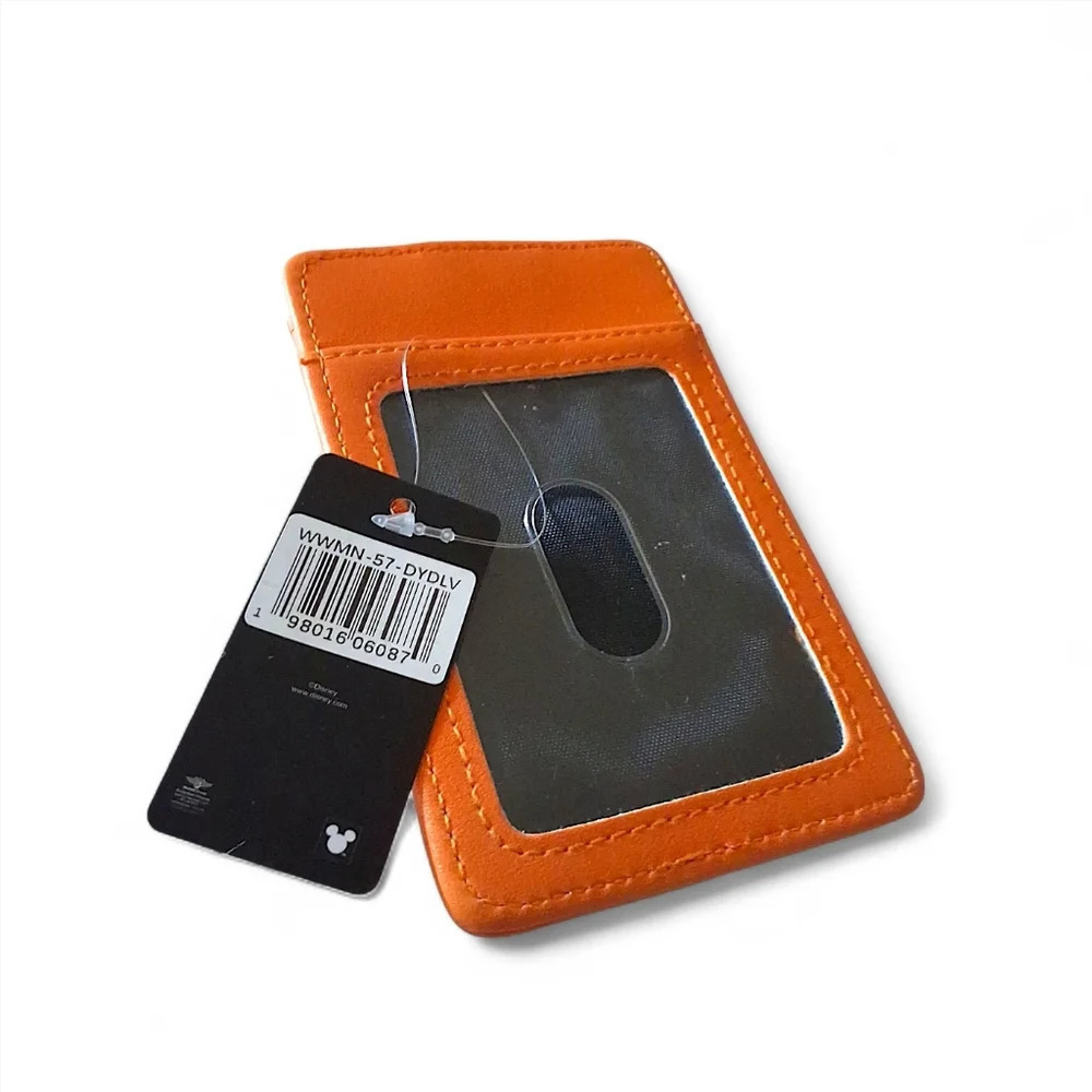 Disney Parks Halloween Mickey Pumpkin Orange Cardholder Wallet β NWT - Picture 4 of 6